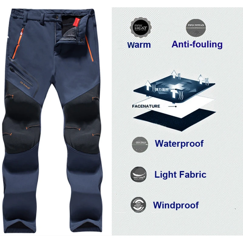 

Summer Hiking Pants Women Softshell Fleece Fishing Pants Outdoors Sports Tactical Waterproof Mountain Trekking Pants Womens
