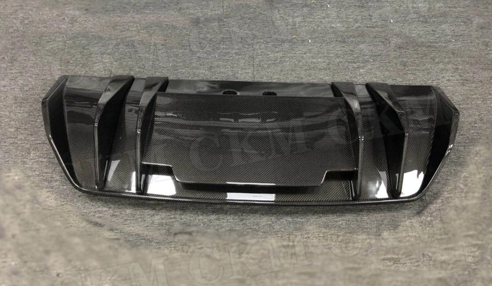 Углеродного волокна диффузор, губа на задний бампер спойлер для Audi R8 V8 V10- стайлинга автомобилей