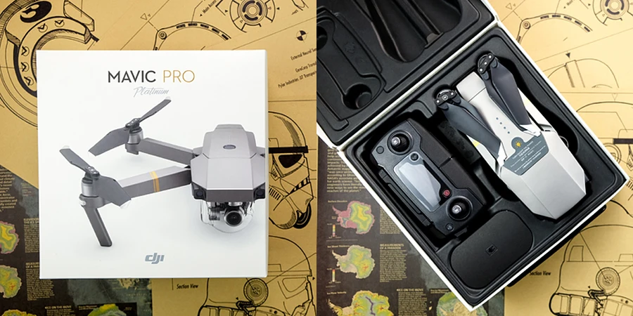 DJI Mavic PRO PLATINUM/Mavic PRO PLATINUM fly больше комбо Увеличенное время полета до 30 минут