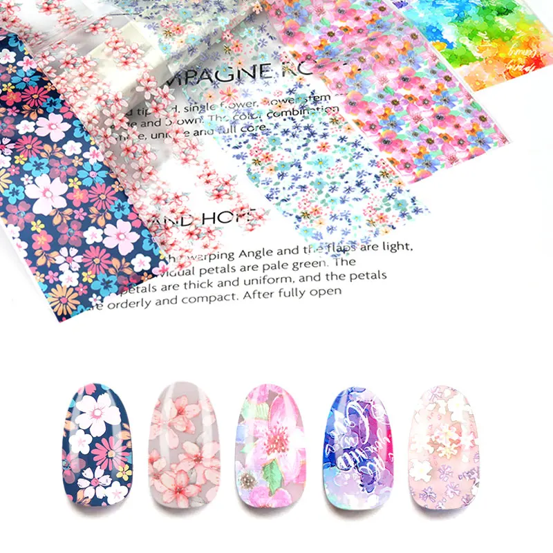 

Butterfly Nail Sticker Art Flower Nail Film Transfer Sticker Slider Nail Sticker Color Sticker