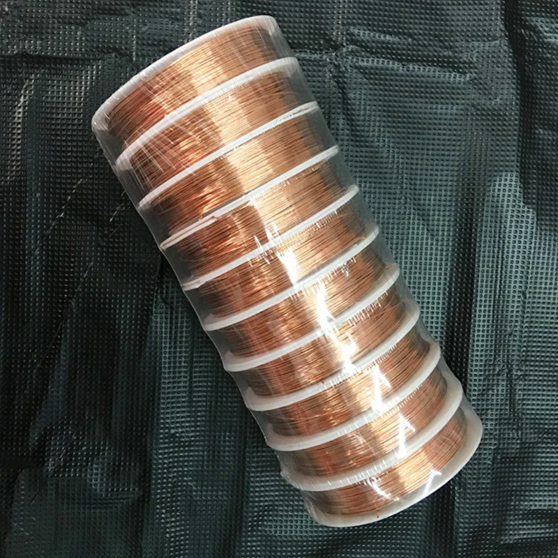 Медная проволока для браслетов и ожерелий серебряная/Золотая/Розовая/Золотая