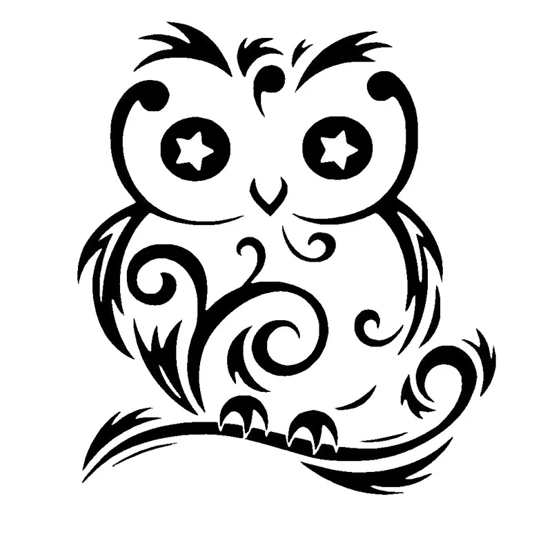 

Personality Car Stickers Cute Owl Decoration Decals Car Styling Creative Accessories Waterproof Sunscreen Vinyl Decal,15CM*17CM