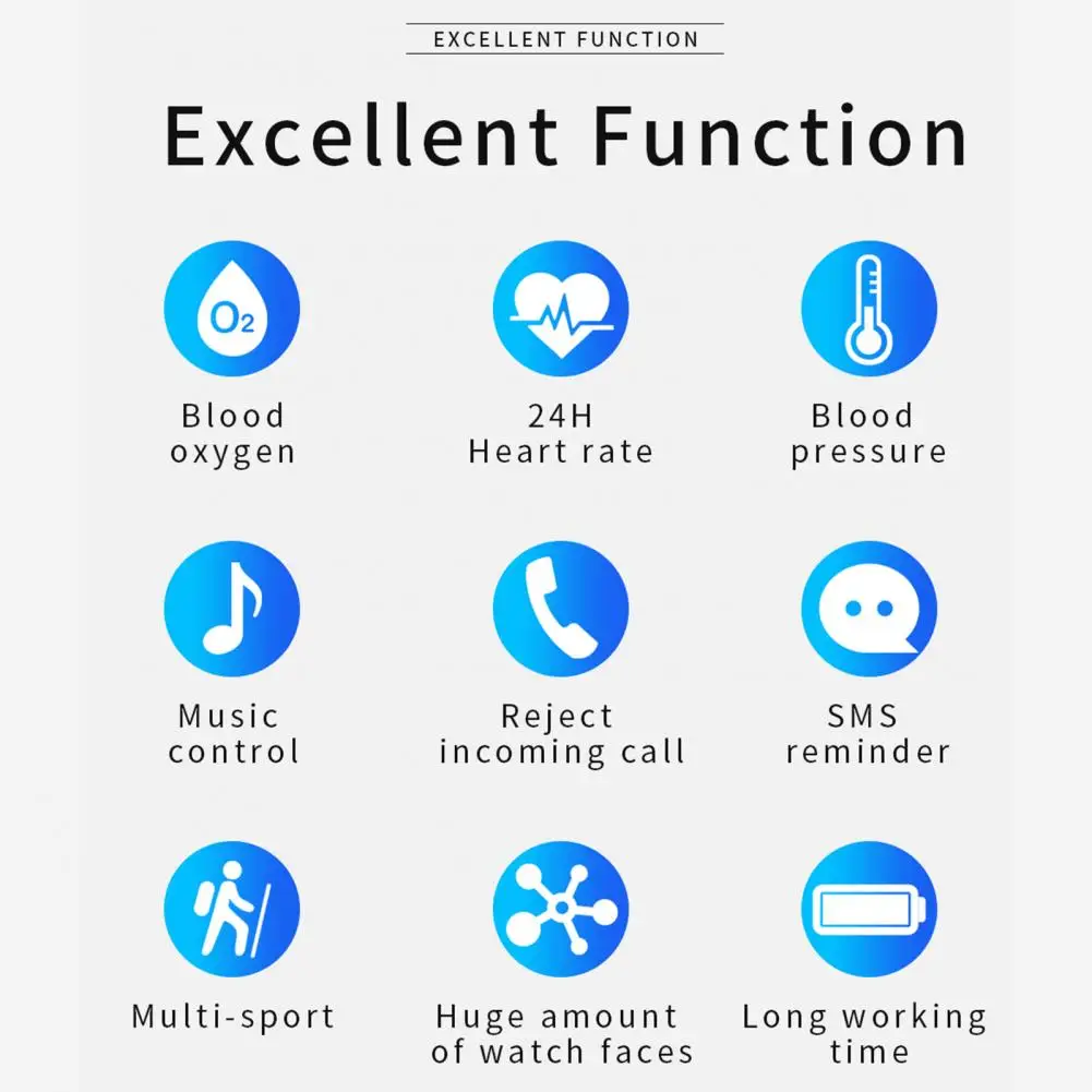

G25 Bluetooth Smart Watch IP68 Waterproof Health Monitoring 1.28 Inch Heart Rate Monitor Bluetooth SmartWatch for Sports Fitness