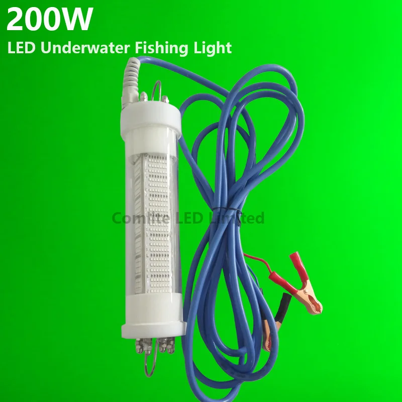 588 шт. светодиодный s 200 Вт 5 м кабель переменного тока 12V 24V подводный для рыбы лампа