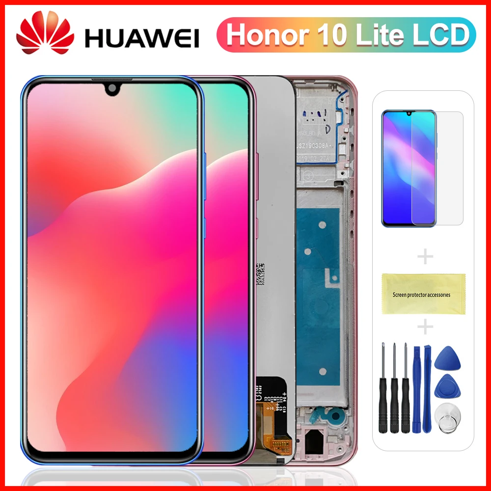 Original Display For Huawei Honor 10 Lite LCD Touch Screen Digitizer with Frame Global Version 6.21&quot HRY-LX1 HRY-LX2 | Мобильные