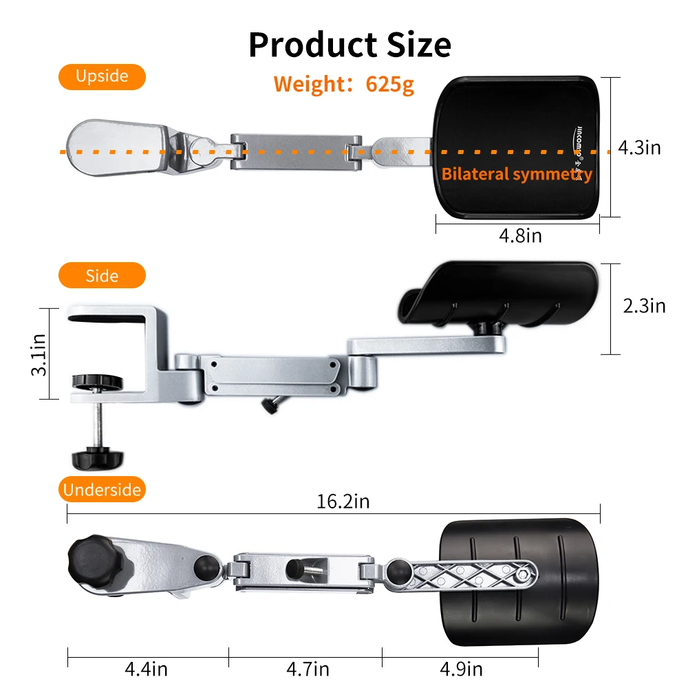 Ergonomic Wrist Rest Adjustable Arm Rotating Computer Support Office 360 Degrees rotatable | Компьютеры и офис