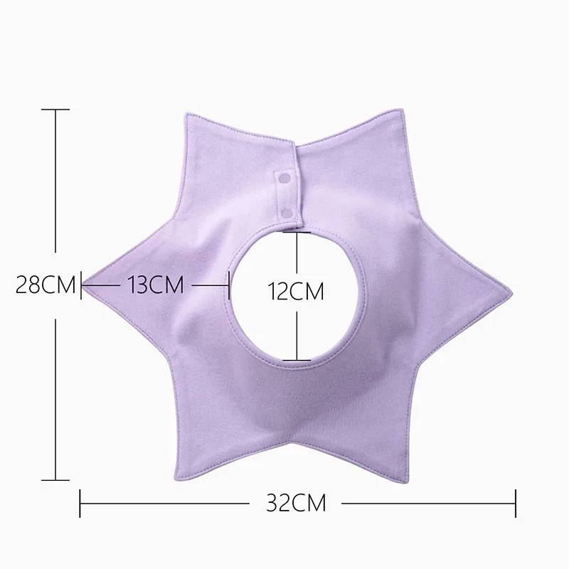 

Baby 360-degree Rotating Bib Infant Pure Cotton Comfortable Rice Pocket Newborn Anti-spitting Milk Water Absorption Saliva Towel
