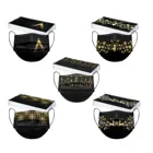 5 шт., одноразовые рождественские маски для взрослых