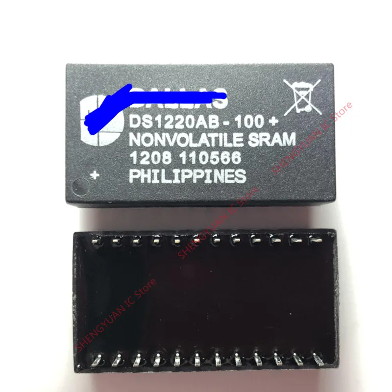 1 шт./лот DS1220AB-100 + DIP-24L DS1220AB 16k нелетающий SRAM 100% новый импортный оригинальный