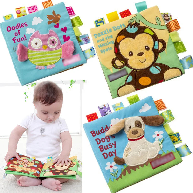 Мягкие книжки для младенцев раннее когнитивное развитие My Calm Bookes детская