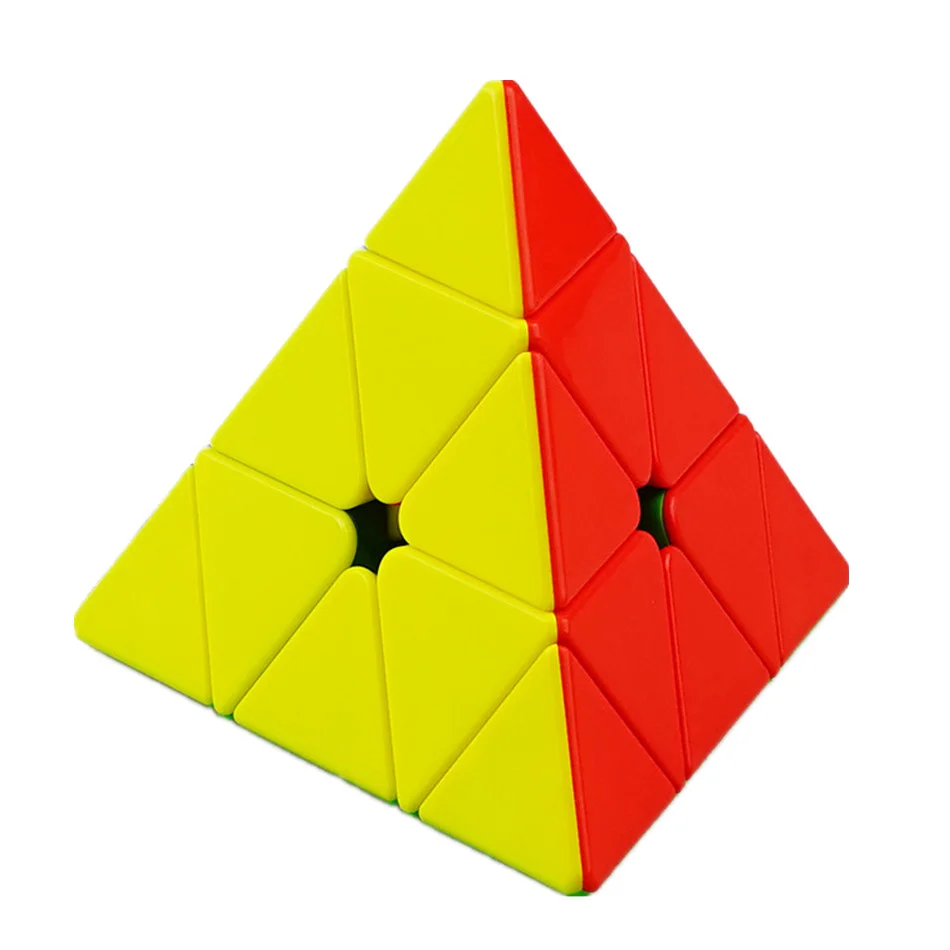 Магнитная Магическая Пирамида Yj Yulong V2M нео-куб без наклеек магниты Yongjun