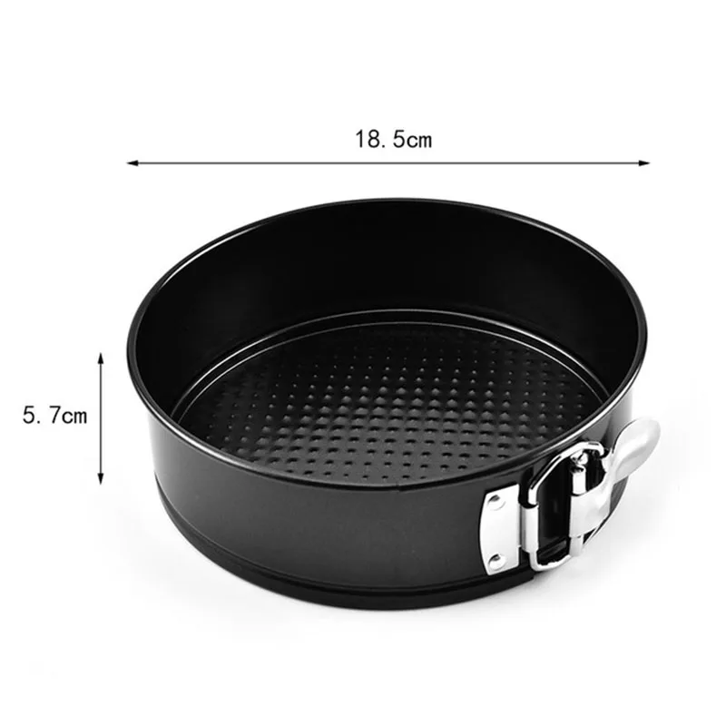 7-дюймовая круглая форма для выпечки не прилипающая торта с свободным дном поднос