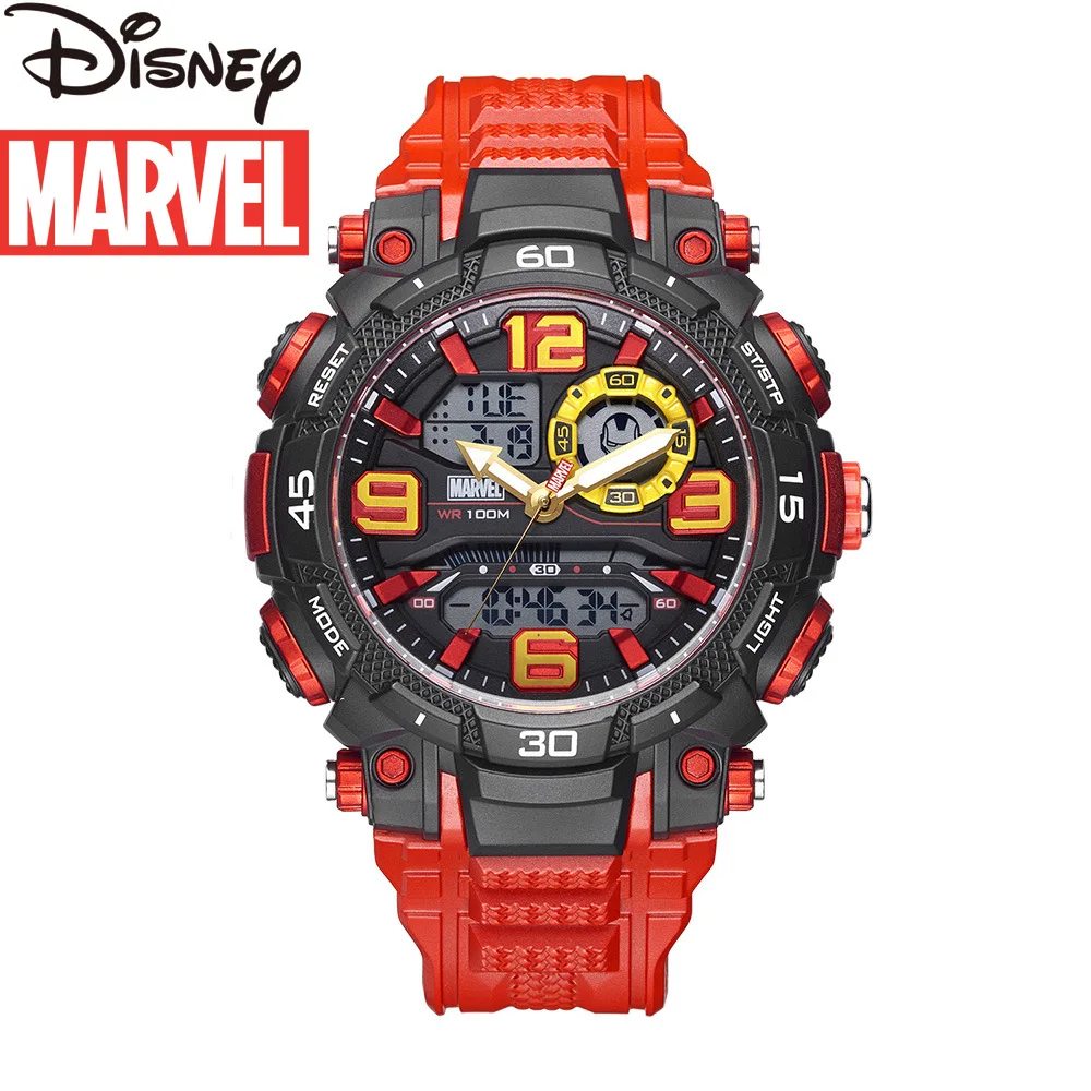 

Original Marvel Iron Man Watch 100m Waterproof Men's Sports Watch Personalized Electronic Watch Men Watches Sports Watch
