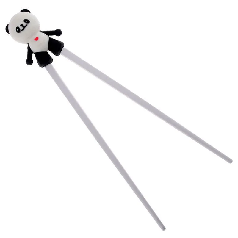 1 пара силиконовая Милая мультяшная панда помощник палочка для еды детская