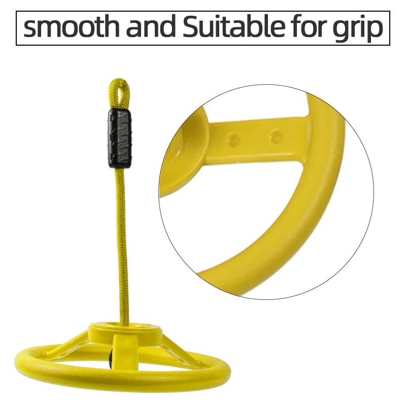 

Kids Fitness Toys Outdoor Hanging Wheel Arm Strength Training Equipment Swings Ninja Line Training Accessory Kids Climbing Tool