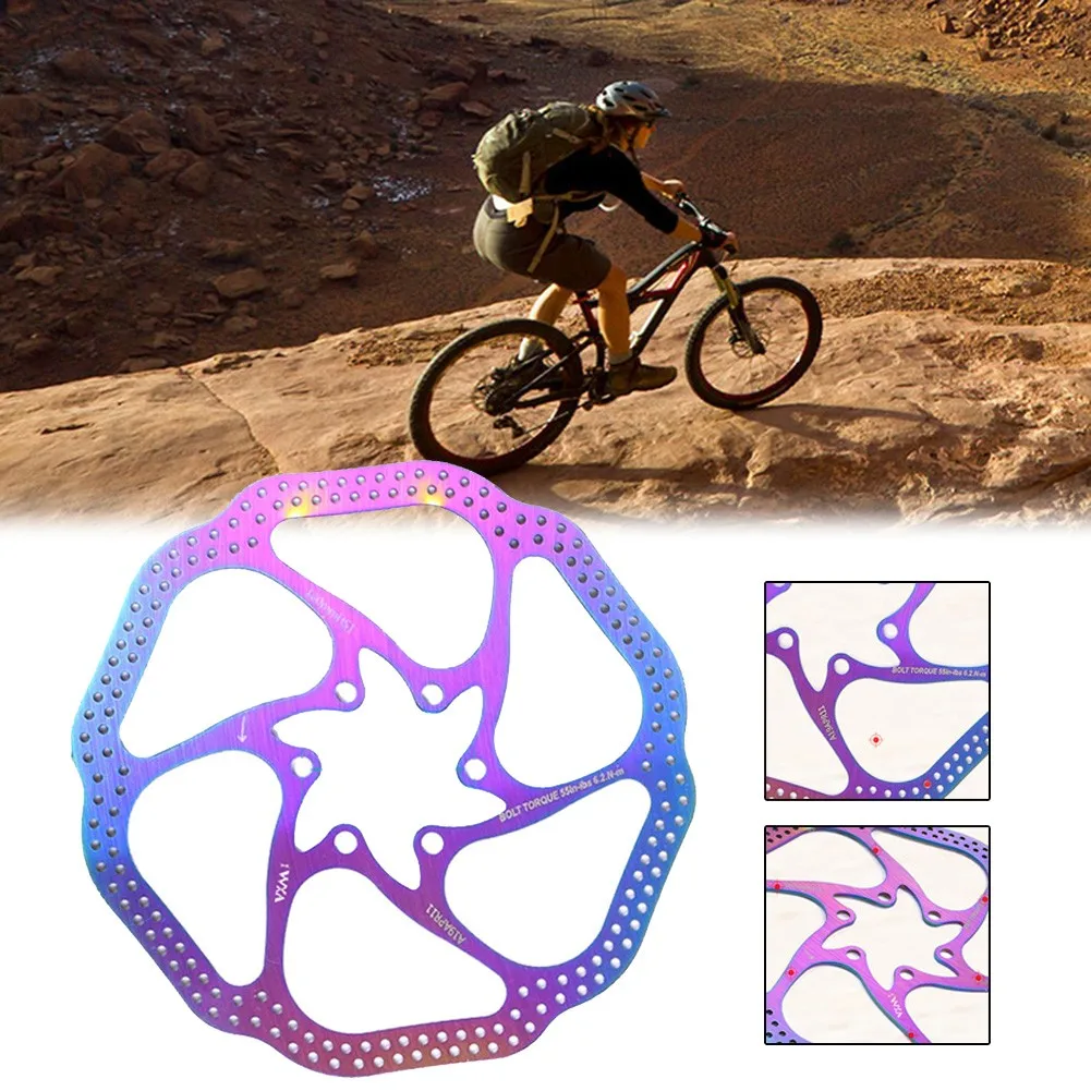 

Bicycle Centerline Disc Brake 160/180mm MTB Bike Disc Brake Rotor Stainless Steel Colorful Hydreaulic Brake Pad Cycling Parts