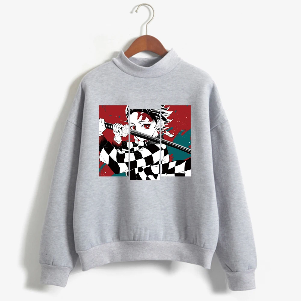 

Толстовка с капюшоном для мужчин и женщин, принт аниме, рассекающий демонов, милый Kimetsu No Yaiba, Топ в стиле Харадзюку
