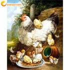 Набор для рисования по номерам на холсте курица