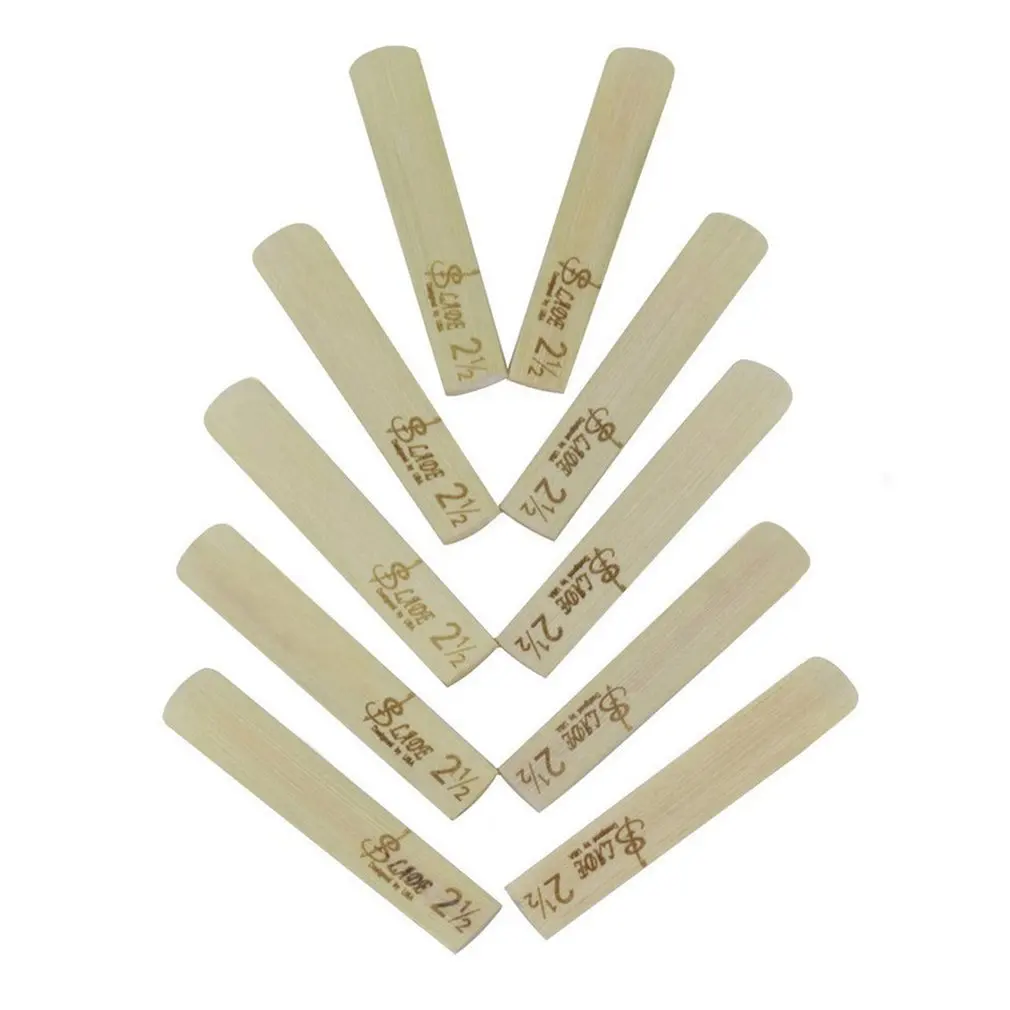 10 шт./компл. Высокая звуковая сила тростника 2 5 для саксофона Alto Eb Sax | Спорт и