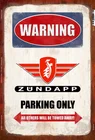 Предупреждение Zundapp только для парковки, ретро металлический жестяной плакат, домашняя гаражная тарелка, кафе, паб, мотельное искусство, Настенный декор