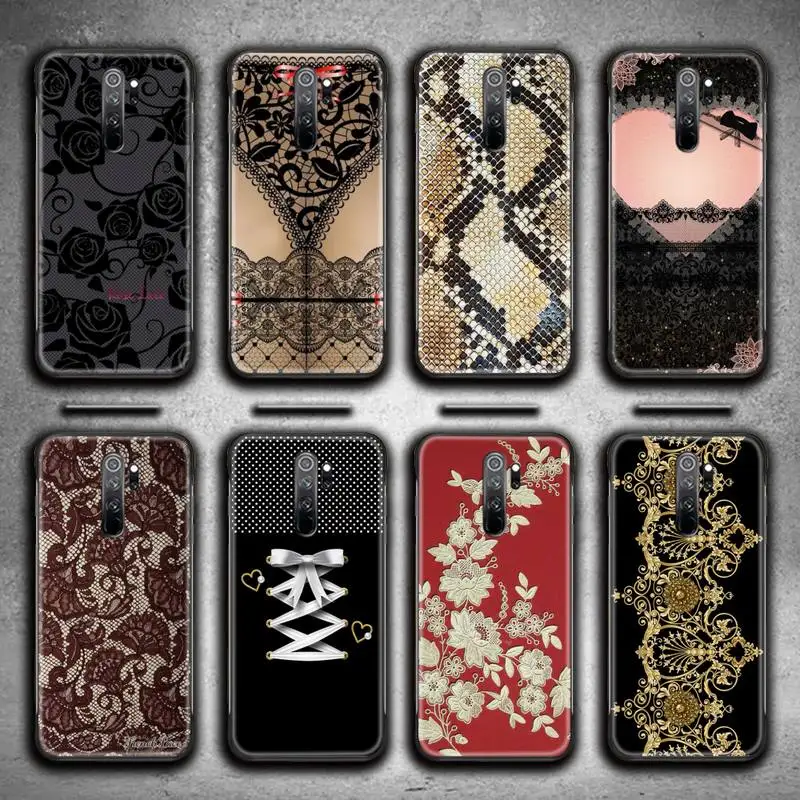 TOPCASHOP любовь кружевное платье с цветочным рисунком чехол для телефона Redmi 9A 8A 7 6 6A