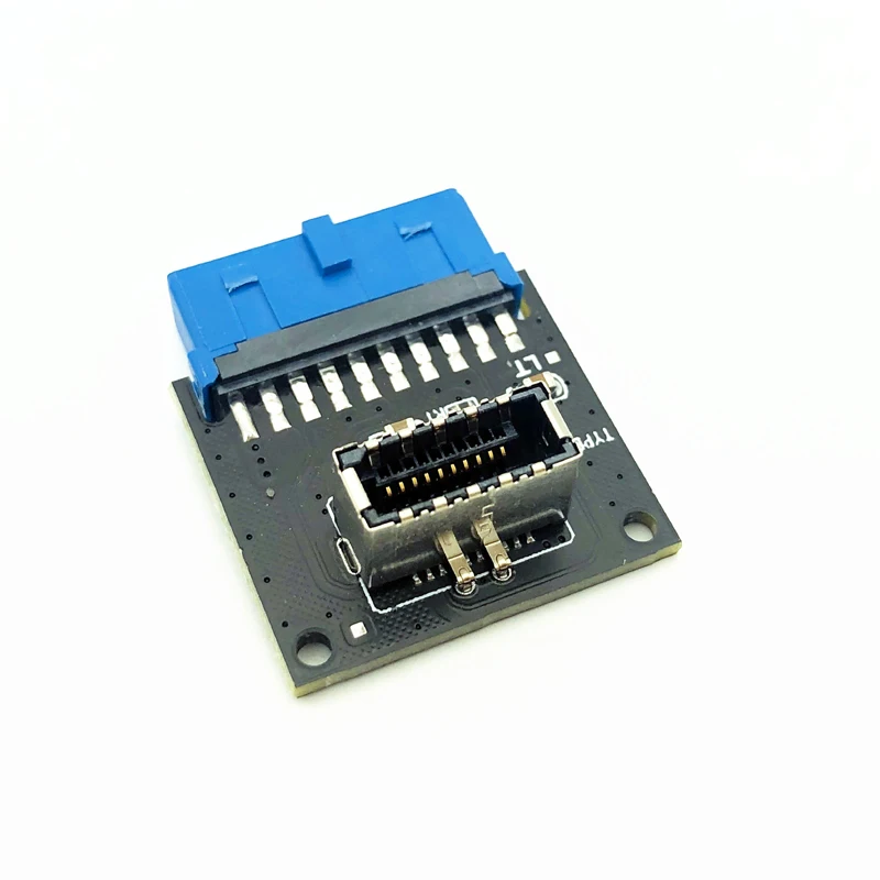 Компьютерные разъемы Riser USB 3 1 Передняя панель пк разъем для 0 20Pin коннектор