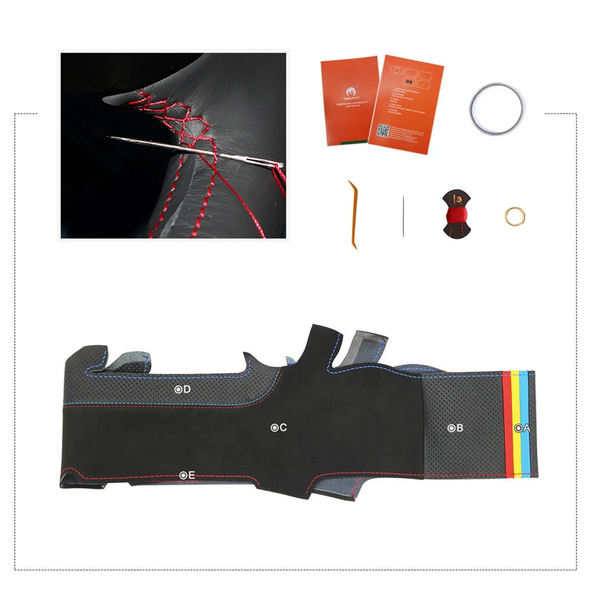 Черный замшевый чехол MEWANT для BMW E90 E91 E92 E93 E87 E81 E82 E88 X1 E84 | Автомобили и мотоциклы