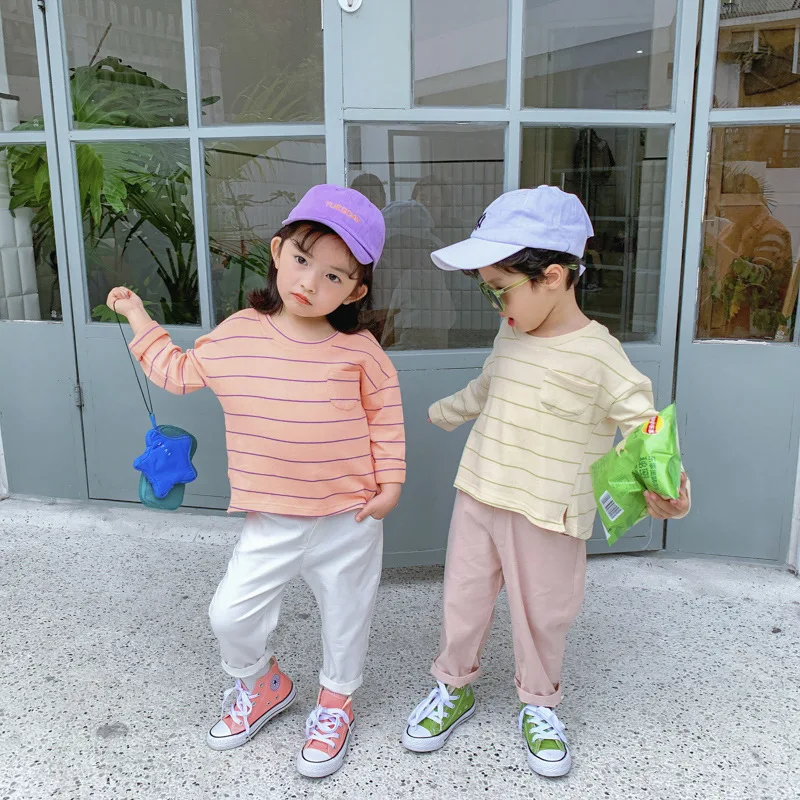 

Spring Autumn Kids Pants Casual Korean Trousers for Girls Toddler Boys Harem Pants Fashion Elastic Waist New Arrival Child Pants