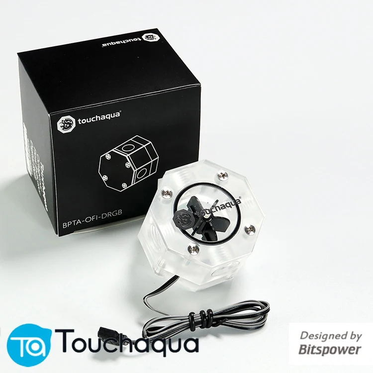 Bitspower Touchaqua octagon поток воды DRGB G1/4 цветок