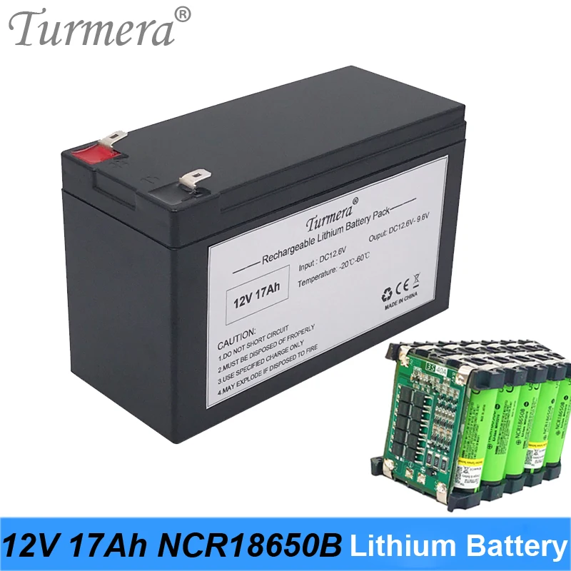 Литий Перезаряжаемые Батарея 12V 17Ah Применение NCR18650B 3400 мА * ч), 40A BMS для того чтобы Электрический насос непрерывного Питание 12V тюрмер