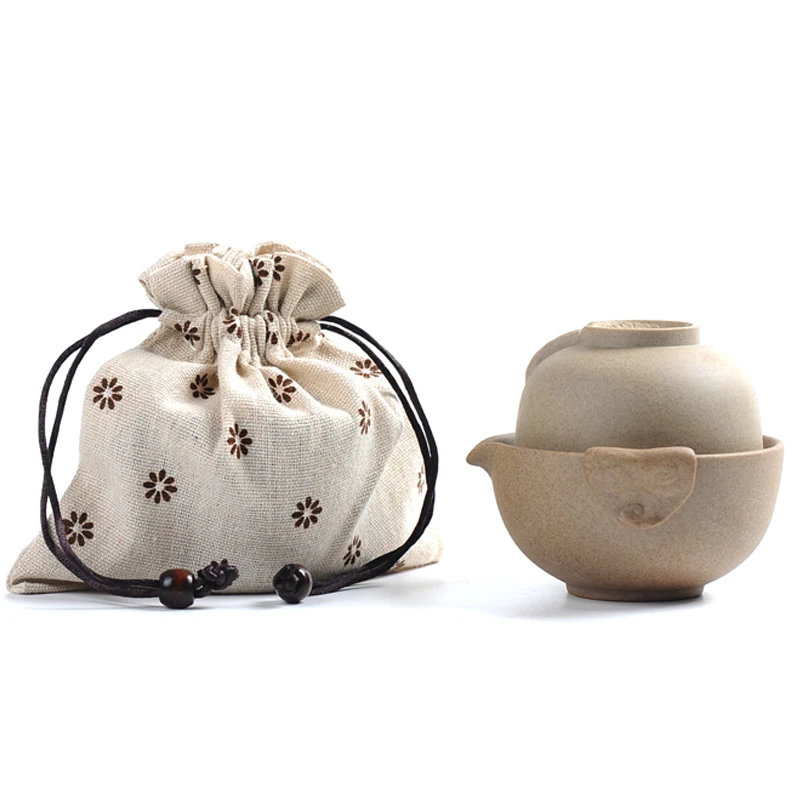 Портативная искусственная китайская глина для чая кунг-фу посуда напитков