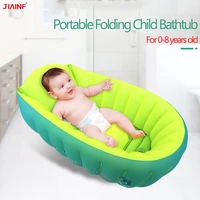 baby bath tub inflatable newborn shower tubs portable folding bathtubs support seat infant childish kids wash bathing pool