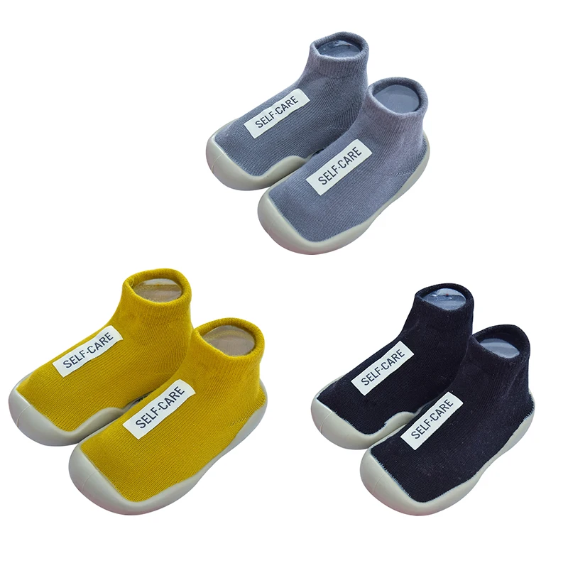 Ботинки детские унисекс мягкая резиновая обувь для начинающих ходить мальчиков