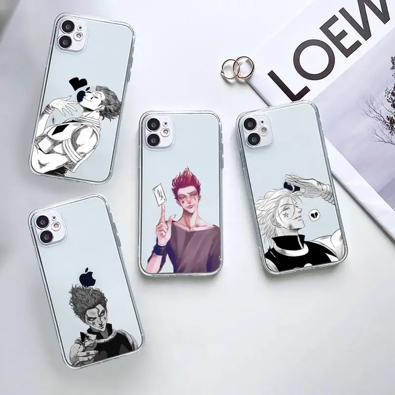 

hunter x hunter Phone Case Transparent for iPhone 12 11 mini pro XS MAX 6 6S 8 7 Plus X 5S SE 2020 XR