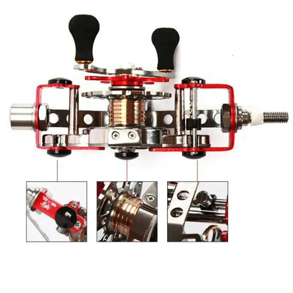 

Metal 2+1BB Medium-pass Antomatic Line Fishing Wheel 2.5:1 Speed Ratio Front Reel Modified Inside Line Fishing Wheel