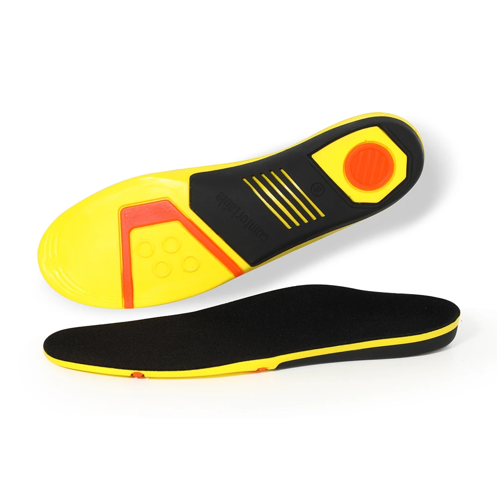 BANGNI Orthopedic Insoles PU Foam Arch Support Flat Feet Pain Orthotic Plantar Fasciitis Sports Shoe Pads Inserts for Women Men