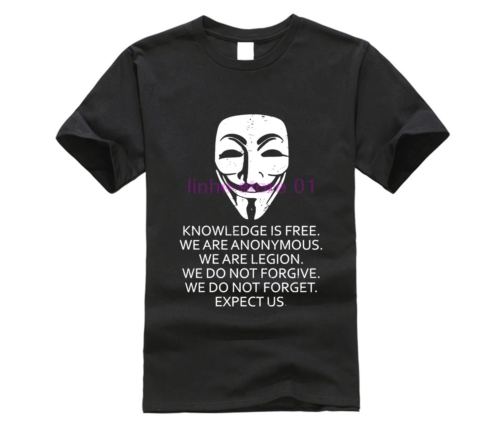 Бесплатная футболка с знанием мужская летняя крутая забавная Гаем We Are Fawkes