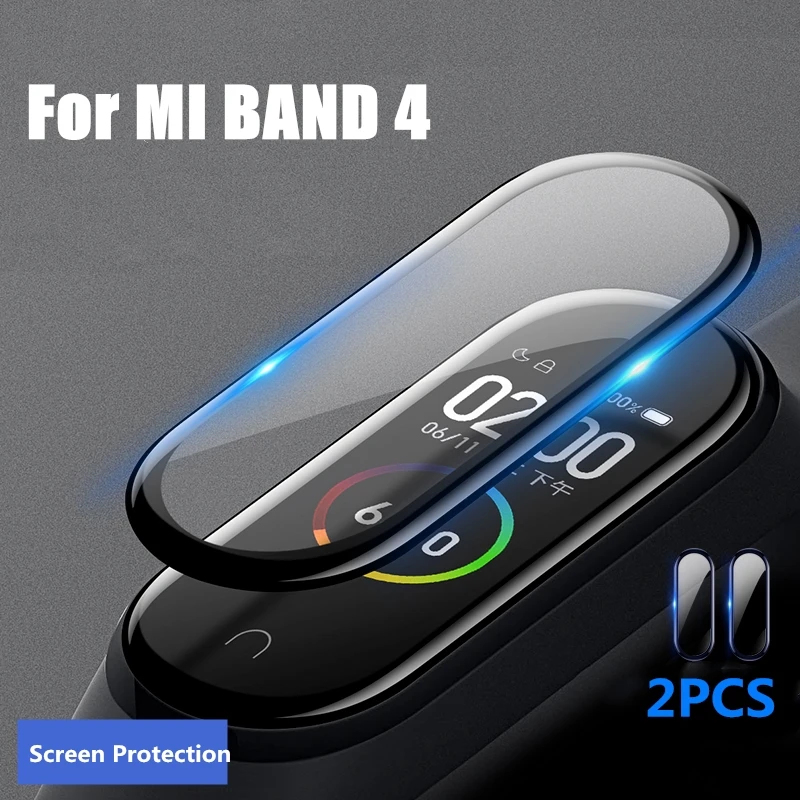 2 шт. защитная пленка для Xiaomi Mi Band 4|Смарт-аксессуары| |