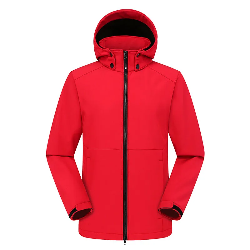 

Men‘s Softshell Jacket Waterproof Windproof Camping Jacket Skiing Hiking Trekking Warm Coats Soft Shell Hiking Windbreaker