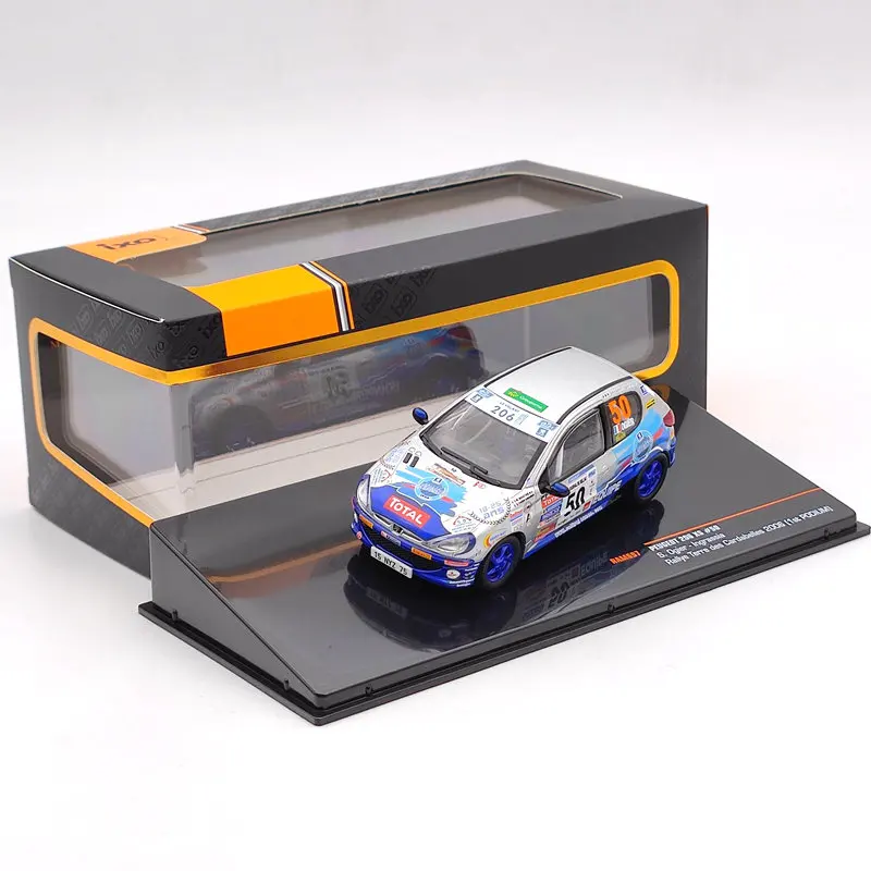 IXO 1:43 для P ~ 206 XS #50 S.Ogier Rallye Terre des Cardabelles 2006 RAM697 литье под давлением модель