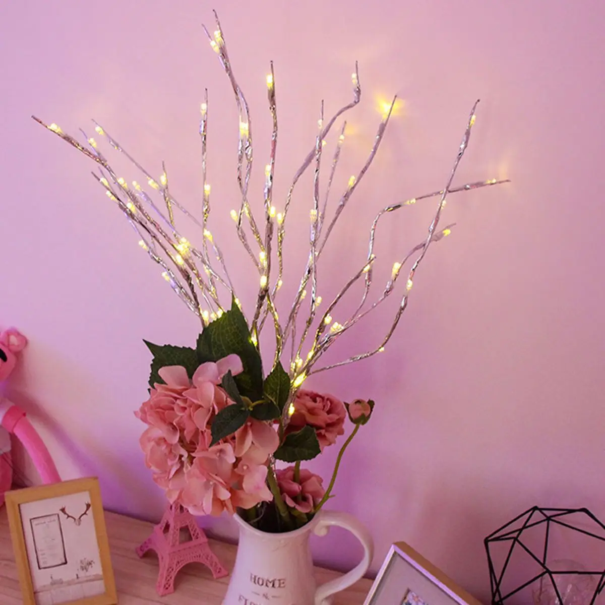 

Светодиодный светильник "Ветка ивы" моделирование огни филиал Ваза Наполнитель запасами ивовых деревьев веточка освещенные отделение для ...