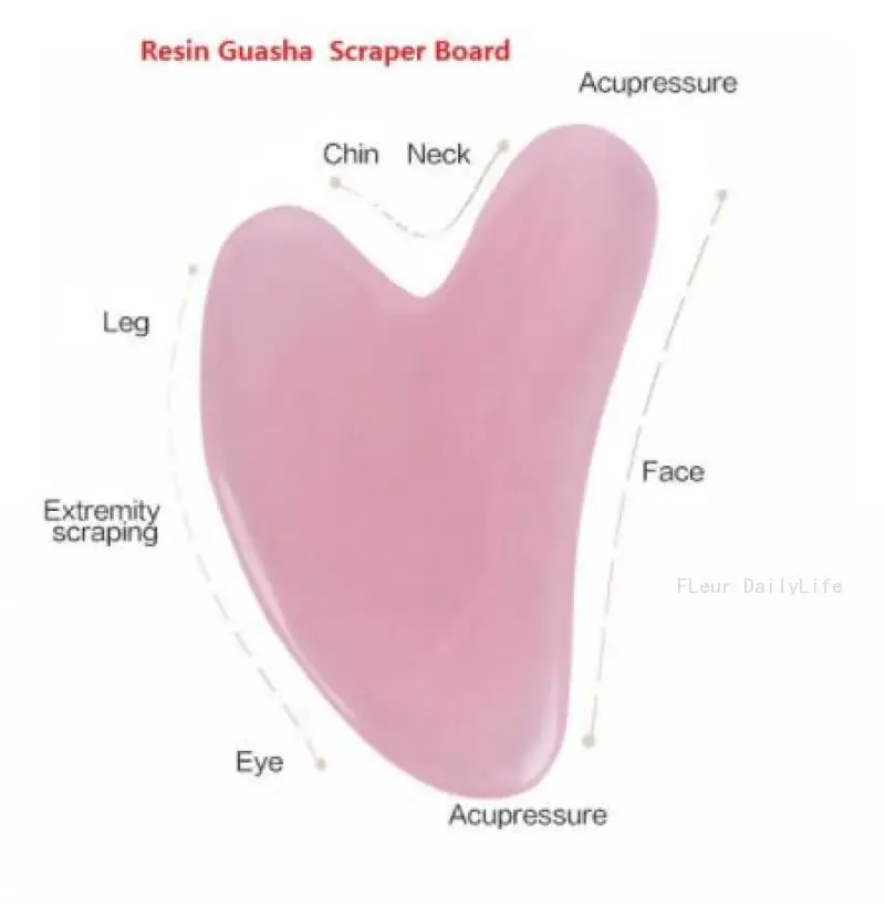 

1Pc Beeswax Guasha Scraping Massage Scraper Body Massager Acupuncture Gua Sha Board Acupoint Face Eye Neck Care SPA Tool
