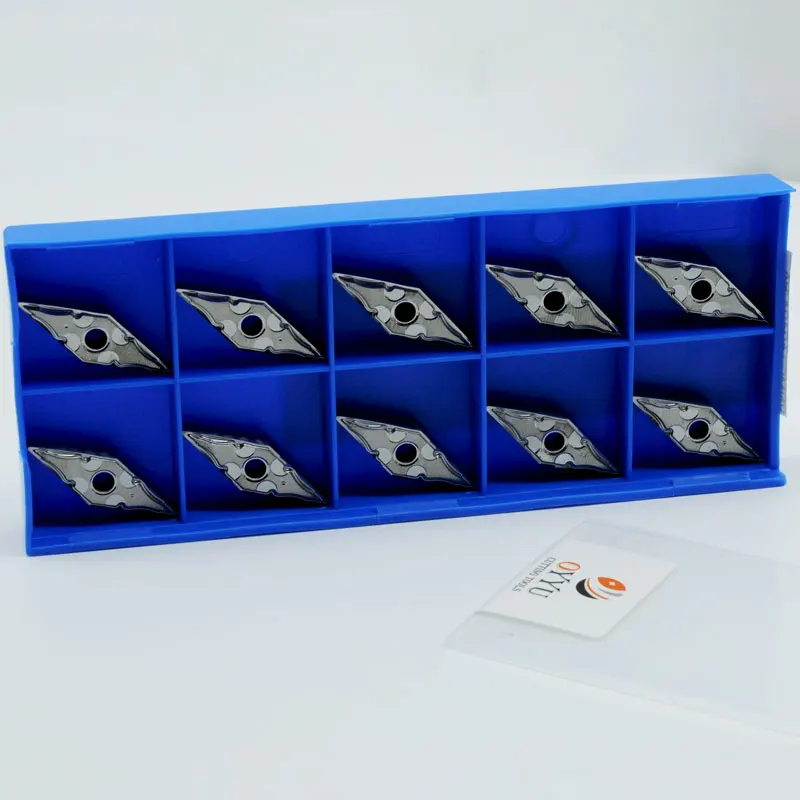 OYYU 10 шт. VNMG160404-HA VNMG160408-HA H01 VNMG для наружных токарных инструментов из алюминия и