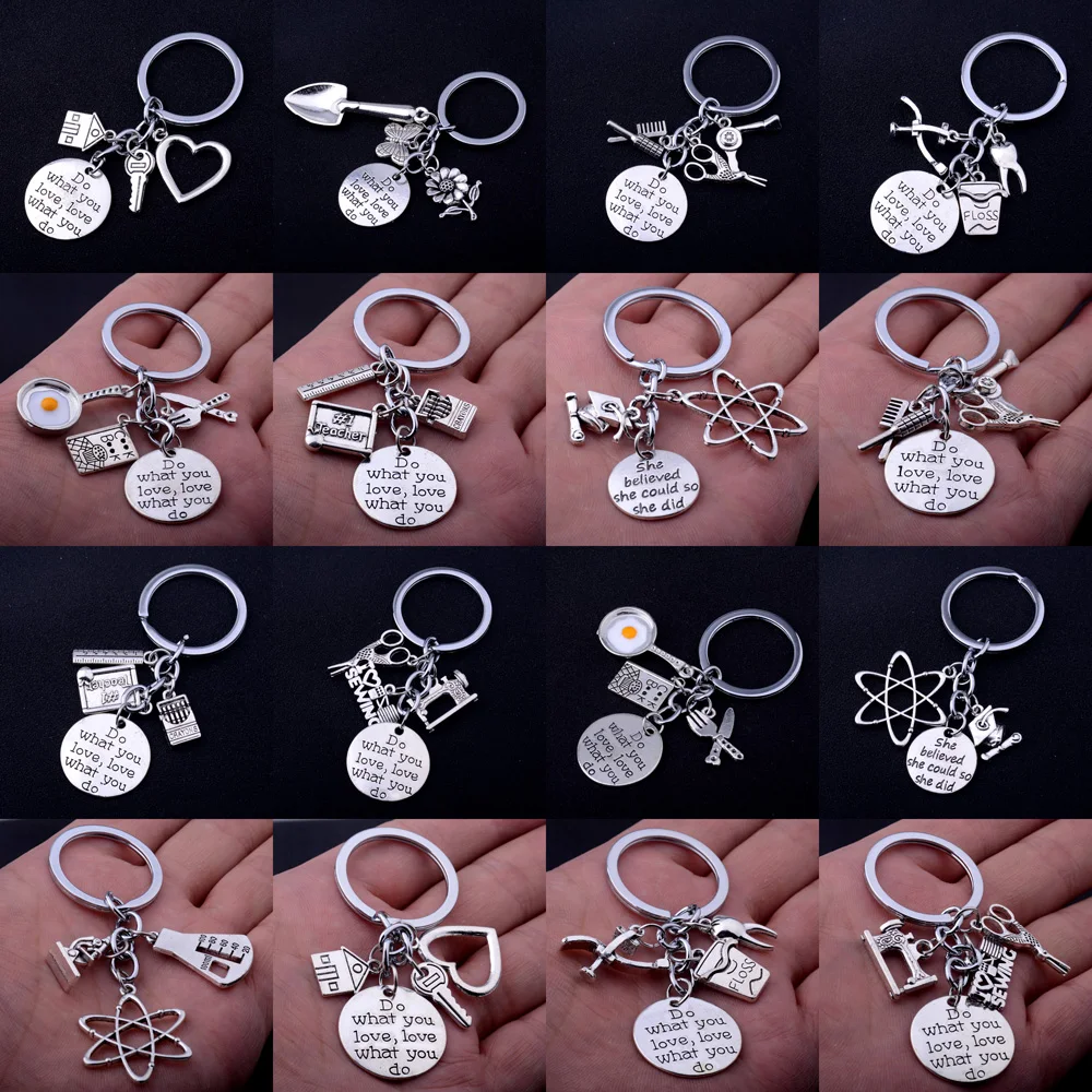 Брелоки с выгравированными надписями сделай что ты любишь|Брелоки| |