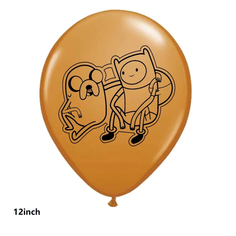 Латексные воздушные шары Время приключений с Финном и Джейком 12 дюймов 10 шт./лот