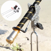fishing rod holder spring automatic fishing stainless steel tackle outdoor fishing accessories bracket