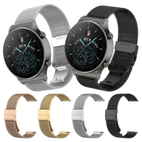 milanese metal mesh belt watchband for huawei watch gt 2 pro gt2 smartwatch wrist strap for honor es magicwatch band bracelet