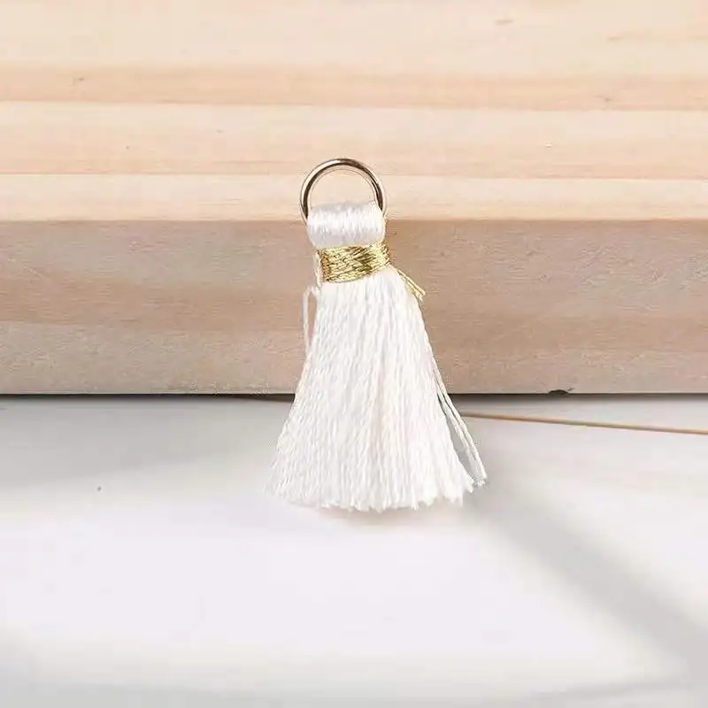 ISequins 10 шт/партия 2 см мини шелковистая кисточка цвет маленькая ювелирные изделия