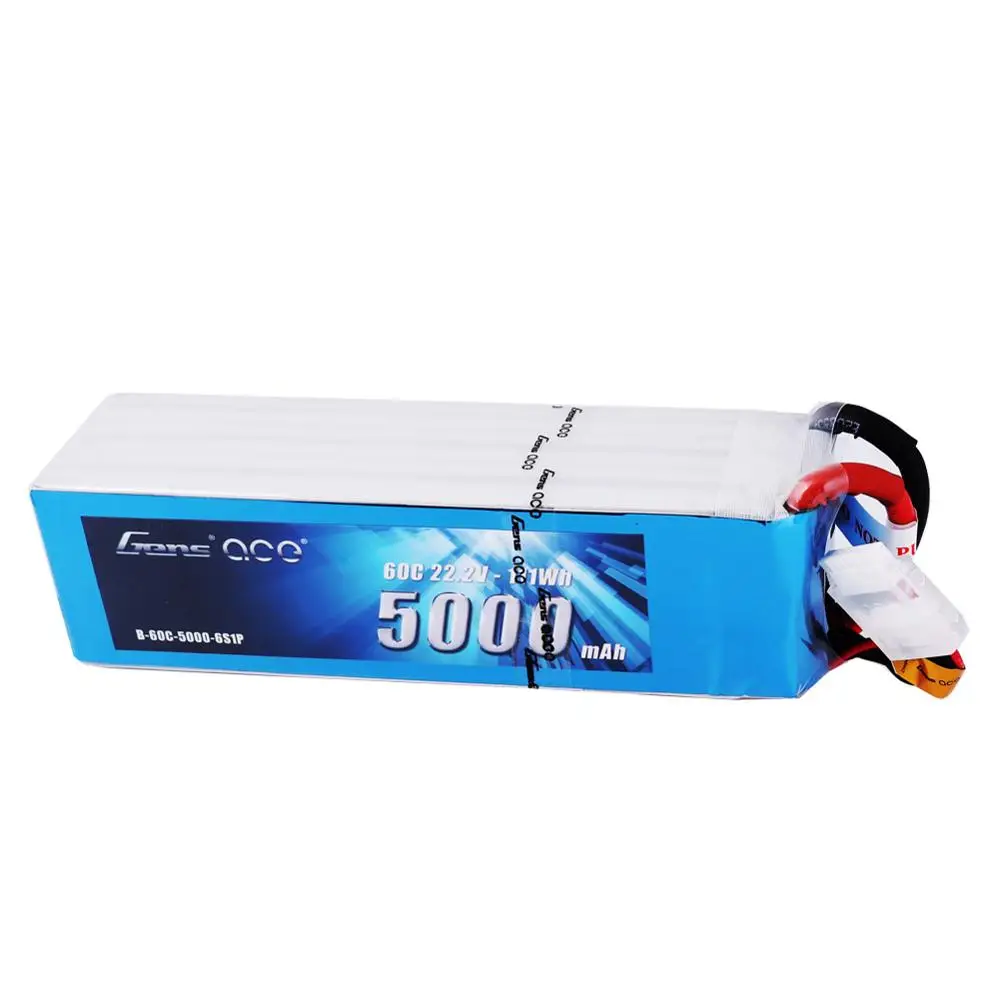 Gens ace 22 2 V 60C 6S 5000mah Lipo аккумулятор с вилкой EC5 | Игрушки и хобби