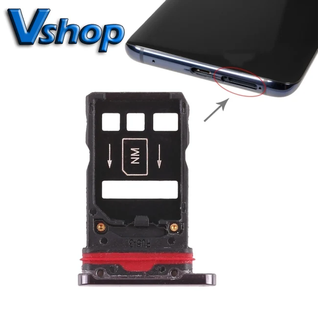 2 лотка для SIM карты Huawei Mate 20 Pro мобильный телефон запасные части|Адаптеры карт| |